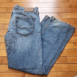 American Eagle Mens Classic Bootcut Relaxed Fit Light Blue Jeans 32x34